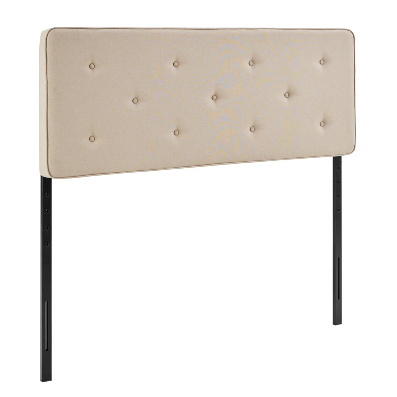 Tête de lit tapissier Sandefjord, Beige, Grand