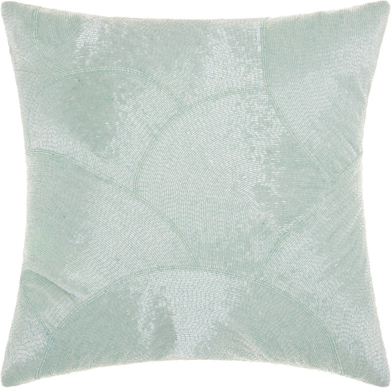  100% Cotton Throw Pillow, Celadon