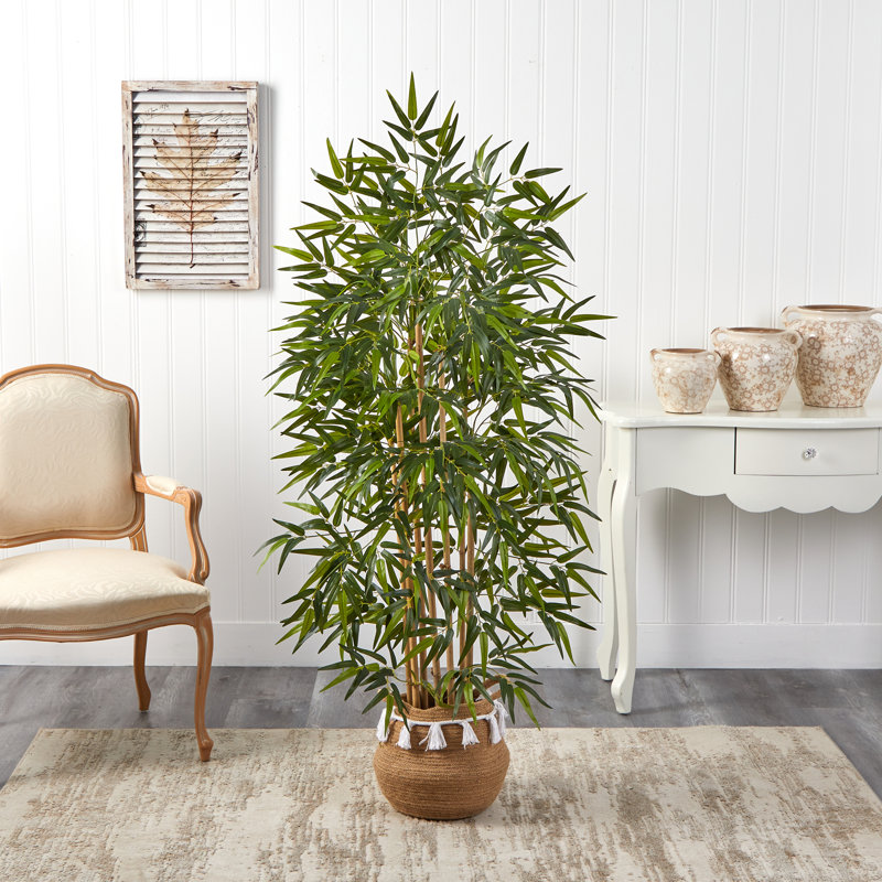 64'' Faux Bamboo Tree in Planter