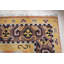 Yellow Hand-Knotted Wool Trellis Motif Geometric Modern Contemporary Carpet Rug-1134675354
