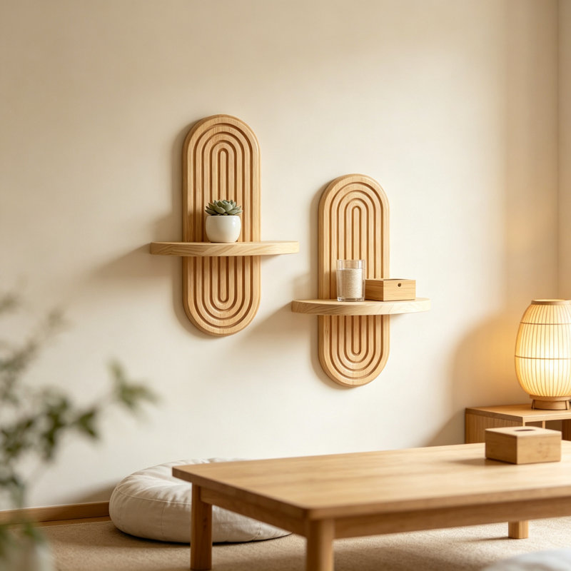 Wood Floating Shelf