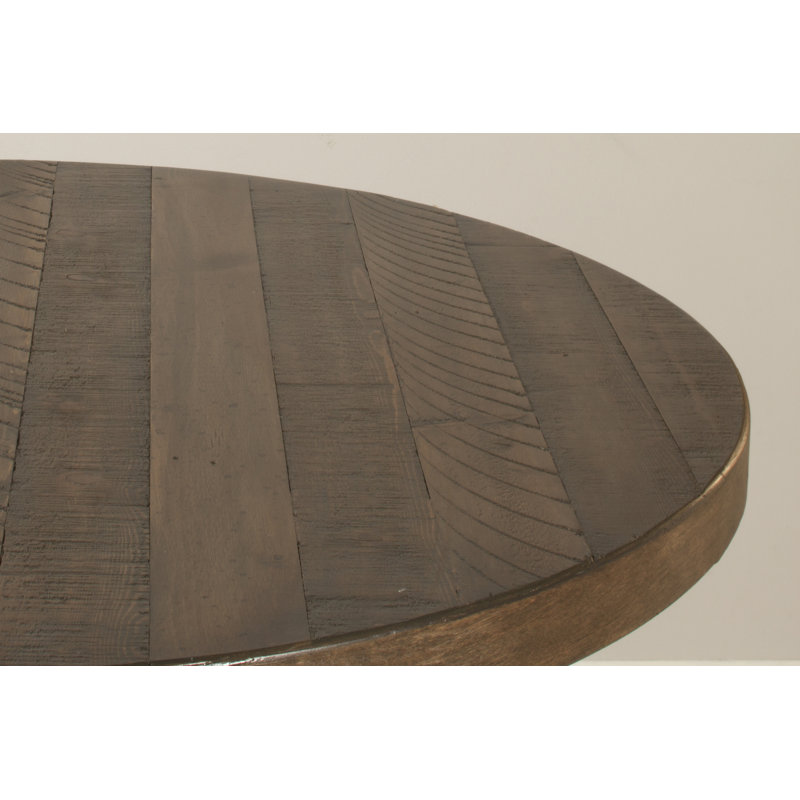 Huley Round Metal Base Dining Table