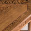 Armoire de coin en bois massif