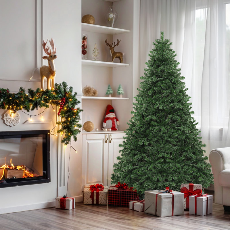 6ft Green Artificial Pine Christmas Tree with Stand