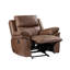 Fauteuil inclinable et oscillant rembourré en tissu de polyester Sadarius-1257479202