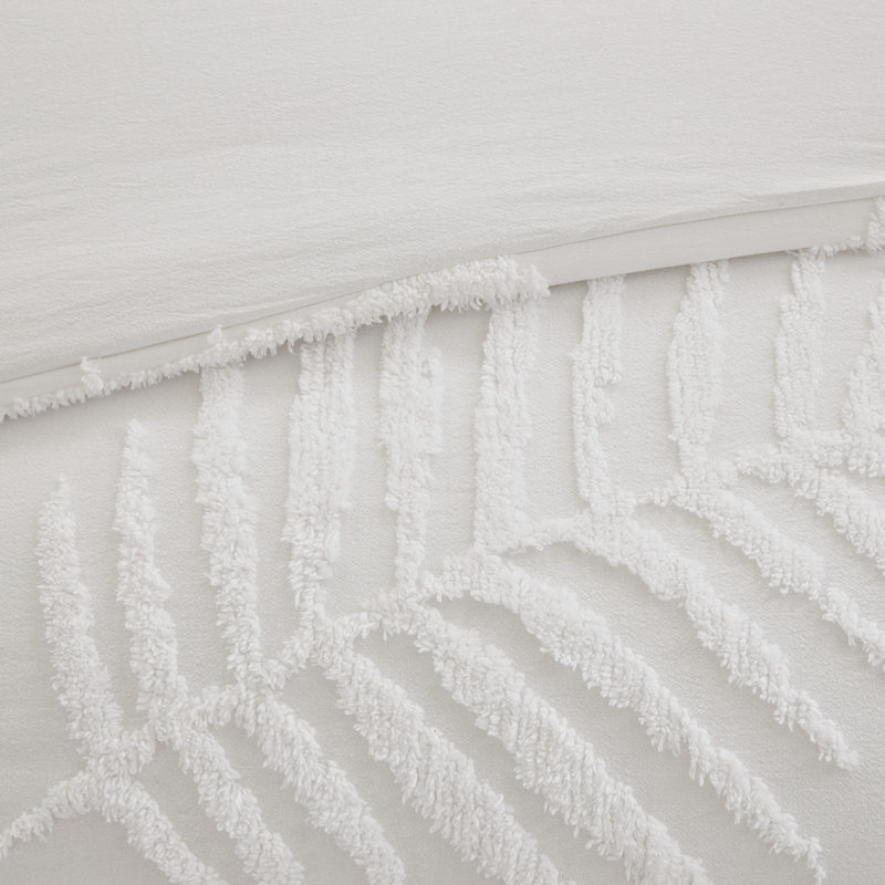 Ensembles de literie en coton de qualité supérieure, conception en palmier chenille de très grande taille pour un décor de chambre à coucher de style plage
