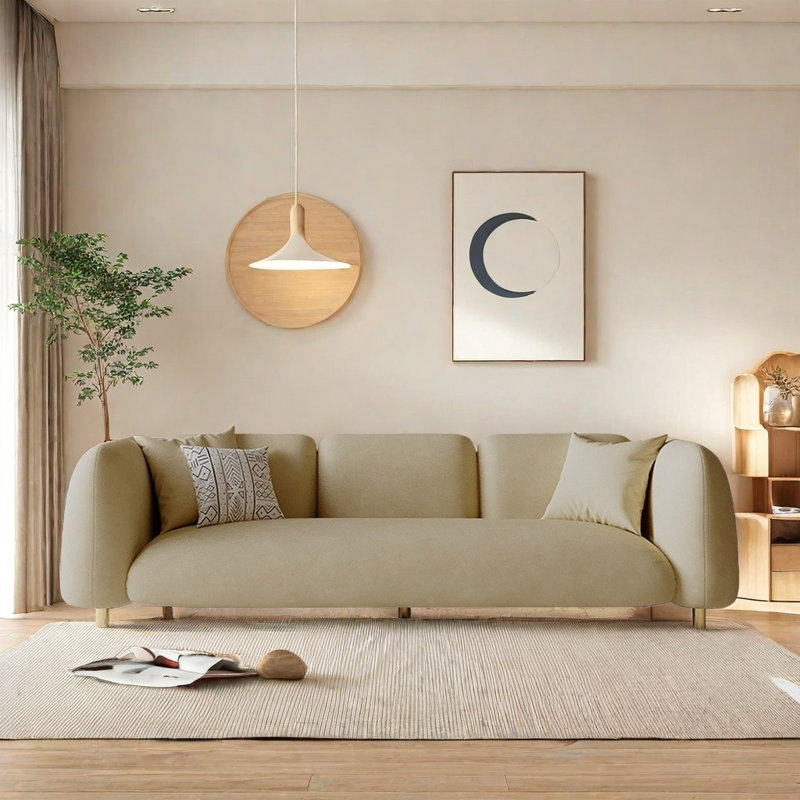 Saliard, H 27,56 po x l 82,68 po x P 32,28 po, 3, Beige