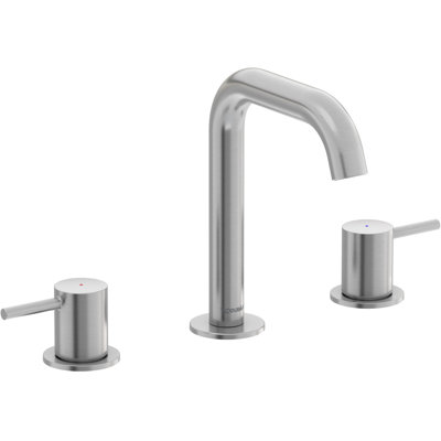 DuraCircle Widespread 2 Handle Bathroom Sink Faucet (with drain assembly)