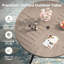 50" Round Outdoor Patio Dining Table-1379417317