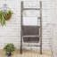Wall Leaning Wood 4' Blanket Ladder