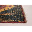 Tapis unique en viscose noué à la main style années 2010 4 pi 8 po x 6 pi 7 po cuivre foncé Andreane