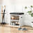 Small Cushion Shoe Bench With Shoe Rack-586958810-586958807