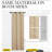 Room Darkening Short Curtain Panels For Small Window, Beige, 2 Panels, W29 X L40 -Inch, Thermal Insulated Grommet Room Darkening Draperies/Drapes For Window-1502108574