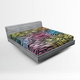Microfiber Animal Print Fitted Sheet