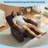 Manual Recliner Chair, Overstuffed Breathable Fabric Reclining Sofa with Side Pocket for Living Room-569865657
