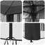 vidaXL Gazebo 210D Oxford with Silver Coating Outdoor Garden Shelter Shade Sun