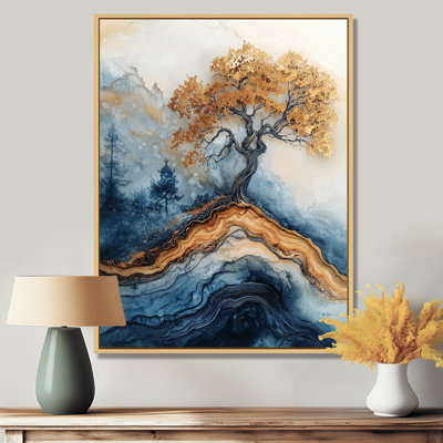 «Moishi Aqua Infinite Golden Tree Of Life II», impressions sur toile