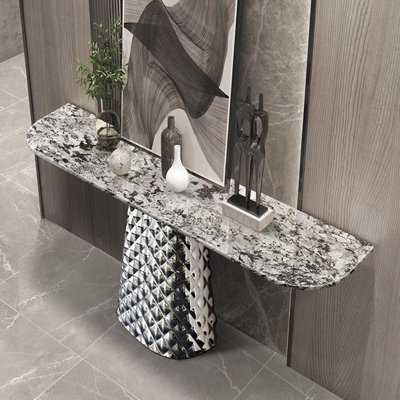 Console légère en métal de style luxueux