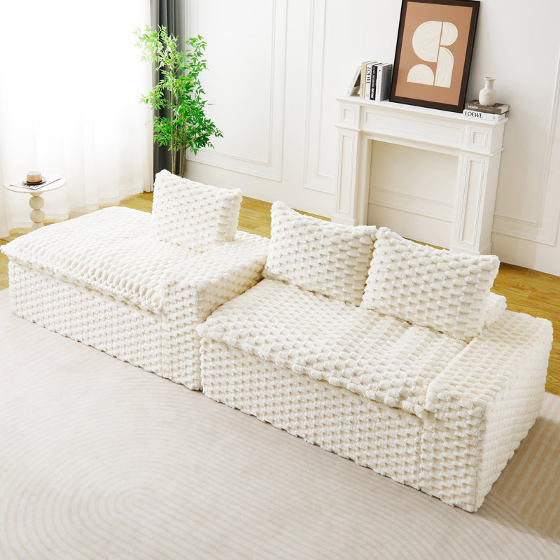 Versatile Convertible Twin - Seat Sofa With Right Chaise Lounge, Reclining For Premium Comfort And Adaptable To Various Living Spaces