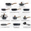 17 - Piece Non-Stick Aluminum Cookware Set-1817854577