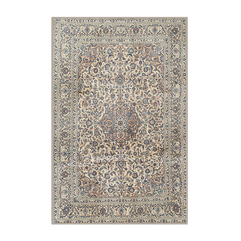 Tapis traditionnel 100% lavable à la machine 4446, Rectangle 8 pi x 10 pi