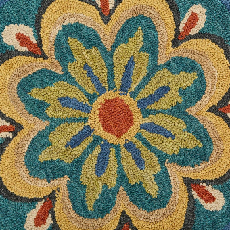 Tapis 100% laine Owensboro, Rond 6 pi