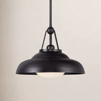 Palmetto Single Light Steel Pendant