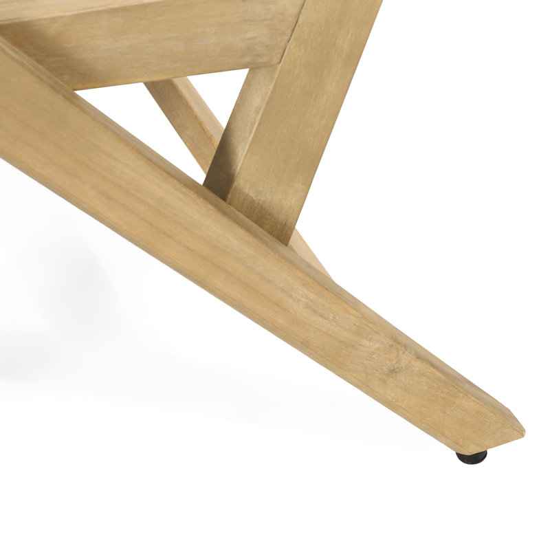 2 Outdoor Chairs In Brown - Wood Backbone Foundation