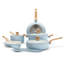 GreenPan Rio Essence Wood 10 Piece Cookware Set, Healthy Ceramic Nonstick, PFOA & PFAS-Free Coating-553819246