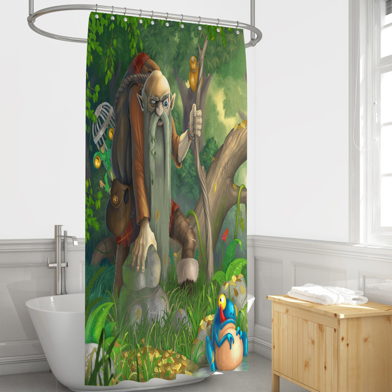 Rideau de douche + crochets, 72 po x 70 po