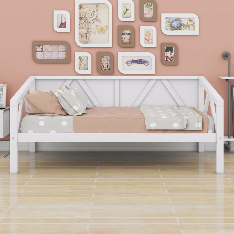 Lit de jour Talore, Blanc, Lit simple
