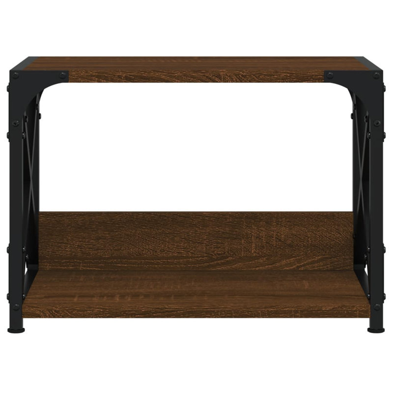 Denville Monitor Stand, Brown Oak