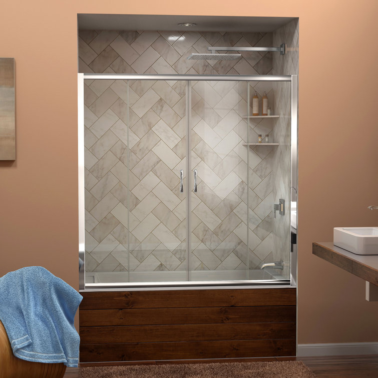 DreamLine Montego 66 in. L x 27 in. H White Acrylic Freestanding Bathtub