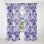 Blanc et mauve lavande persan Paisleys I - Rideau floral - Rideau obscurcissant - 1 panneau