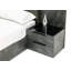 Ensemble de chambre à coucher 4 pièces Jadaliz - Modern Volcano Oxide Grey-371267286