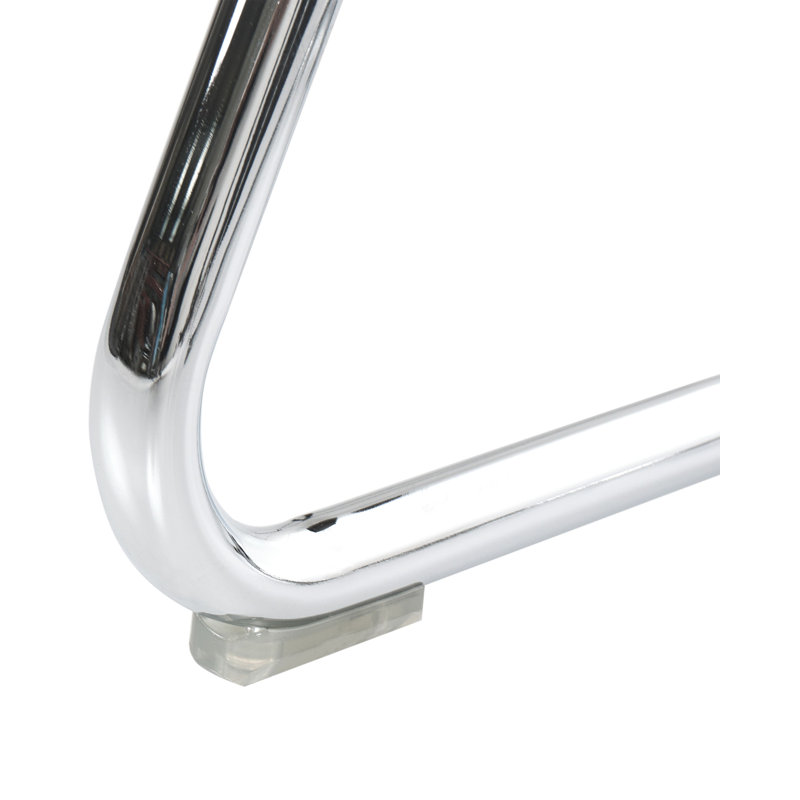 43 cm H Cantilever Chair in Clear