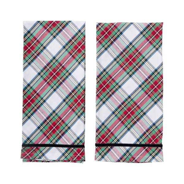 KitchenAid Stripe Gingham Dual Purpose Kitchen Towel 3-Pack Set