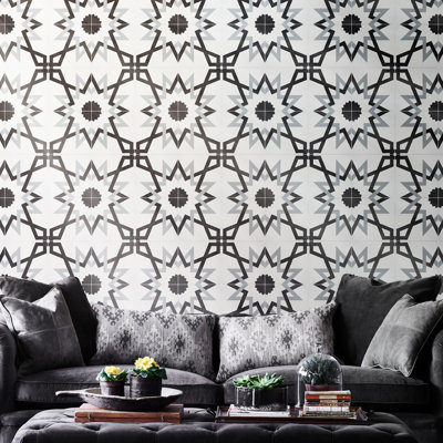 Merzouga 8" x 8" Cement Patterned Wall & Floor Tile