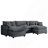 Oversized Modular Cushion Sofa