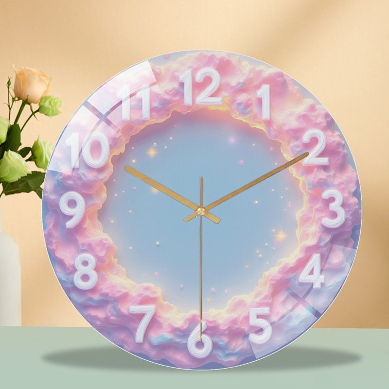 Horloge murale numérique avec chiffres