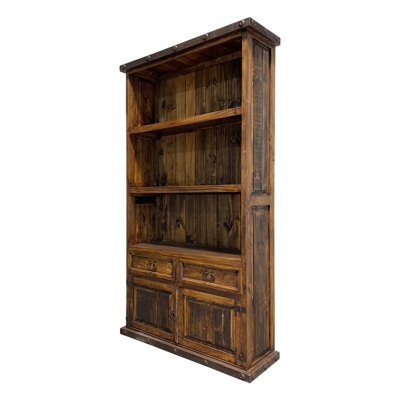 Bibliothèque standard en bois massif H 80 "x l 43" Digiulio