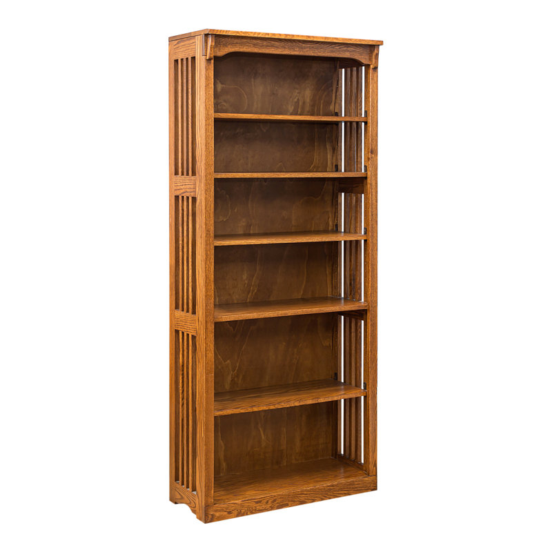Bibliothèque standard en bois massif Moxee, (6 tablettes) H 72 po x l 30 po x P 12 po