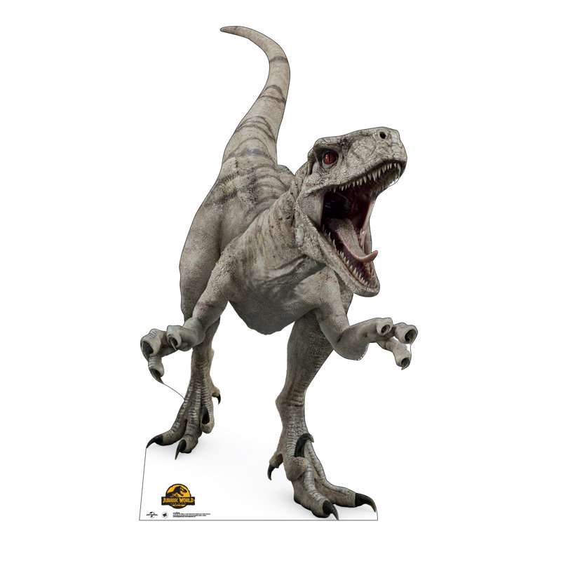 76'' Gray Jurassic World Dominion Dinosaur Cardboard Standee