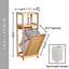 Miami Tilt-Out Cabinet Laundry Hamper with Basket and Shelves-59796090