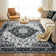 Rectangle Shivon Area Rug with Non-Slip Backing