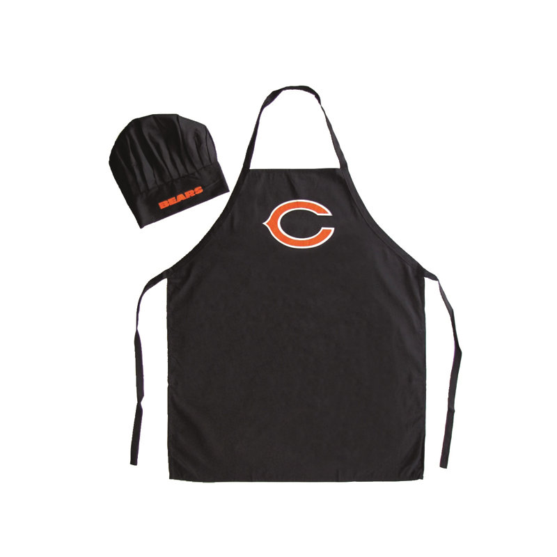 NFL No Pattern Apron Sets, Chicago Bears