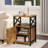 Small Table with Built-In Outlets,Sofa Side Table-463523928