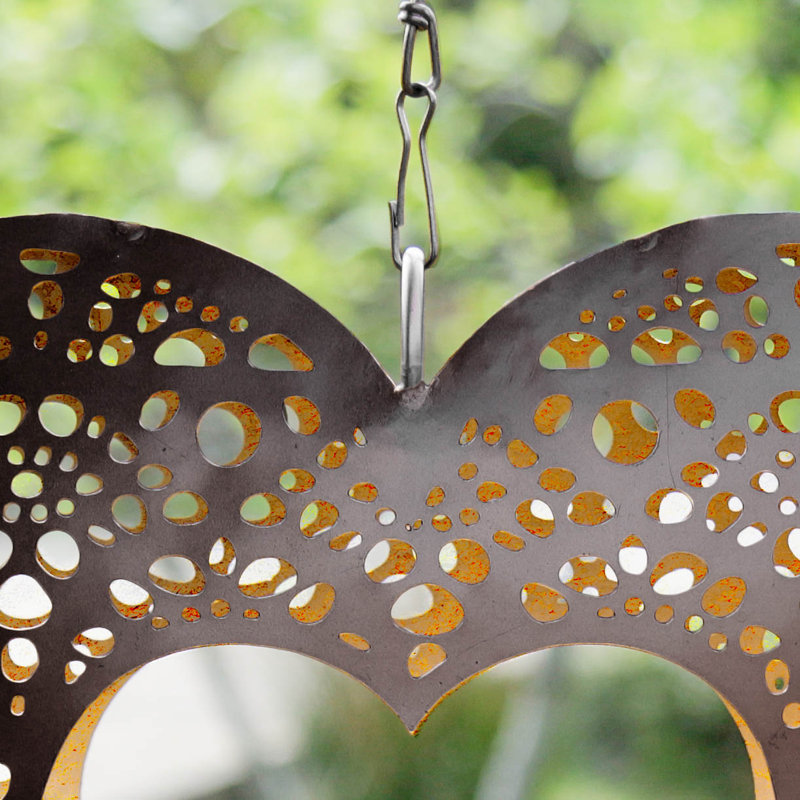 Metal Wall Tealight Holder, Black/Gold