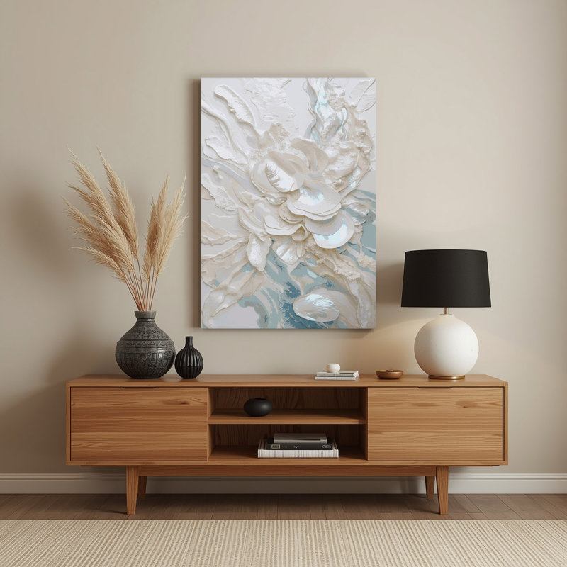 Aquarelle abstraite, art mural gris en métal 76, H 30 po x l 20 po