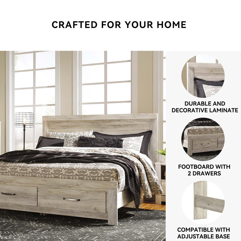 Kahne Panel Bed, King
